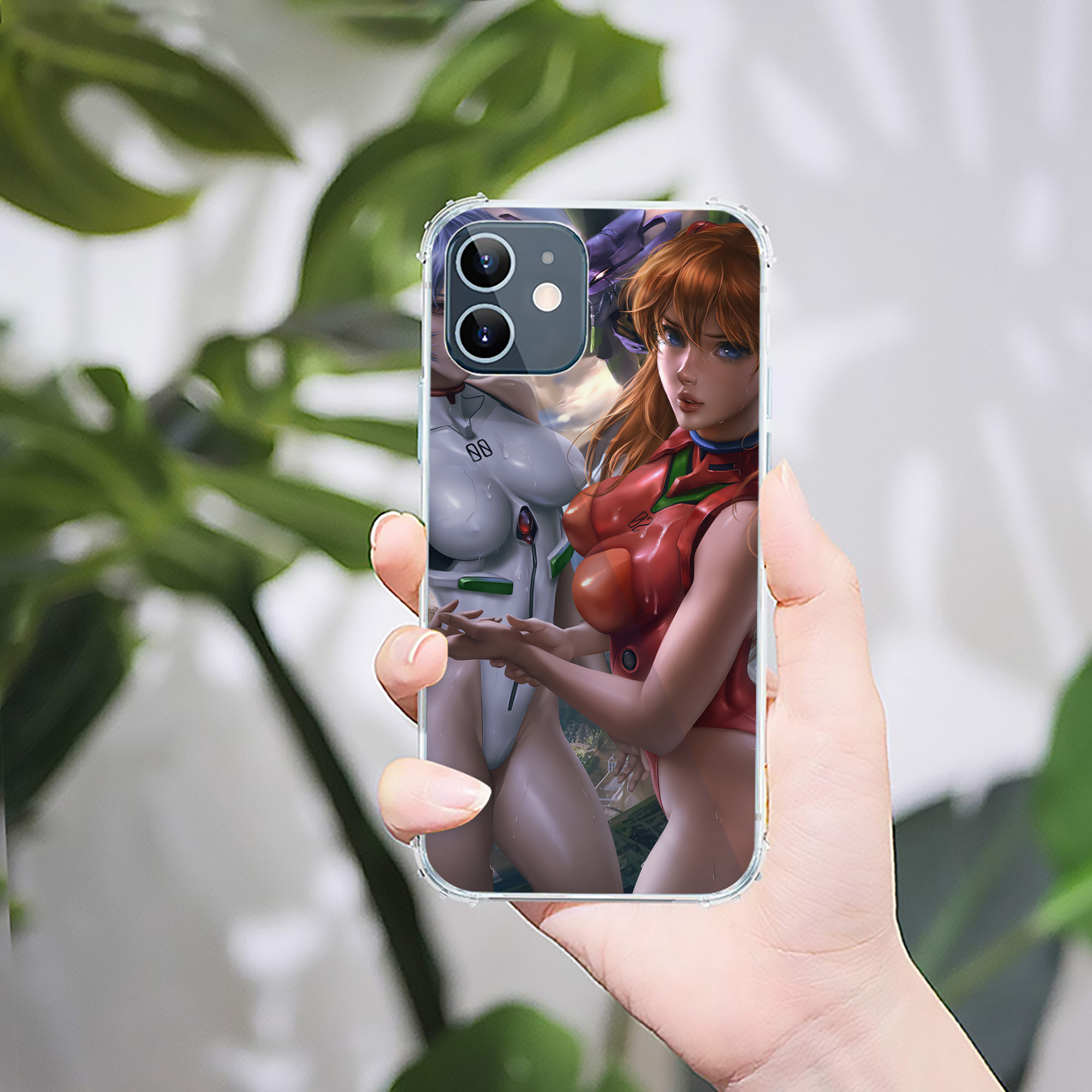 （画像用） EVA 新世紀エヴァンゲリオン 【iPhone 12シリーズ対応】透明スマホケース（クリアソフトケース）